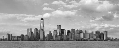 Paysage gris et Manhattan