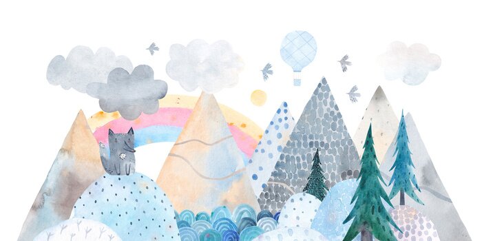 Papier peint  Paysage hivernal