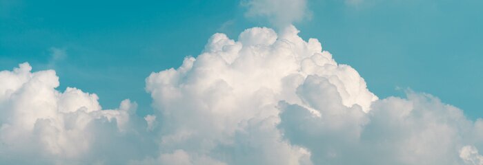 Papier peint  Paysage nuageux panoramique