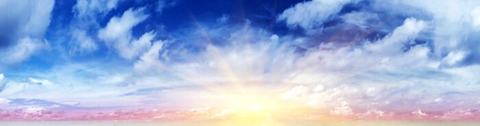 Papier peint  Paysage panoramique - ciel