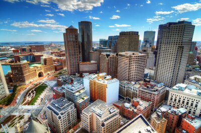 Papier peint  Paysage panoramique de Boston