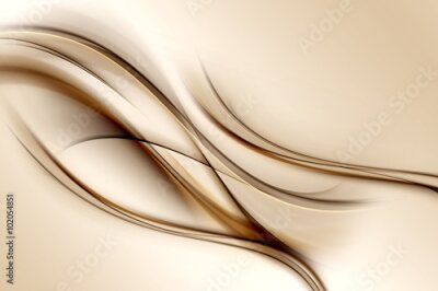 Papier peint  Peinture abstraite aux lignes douces