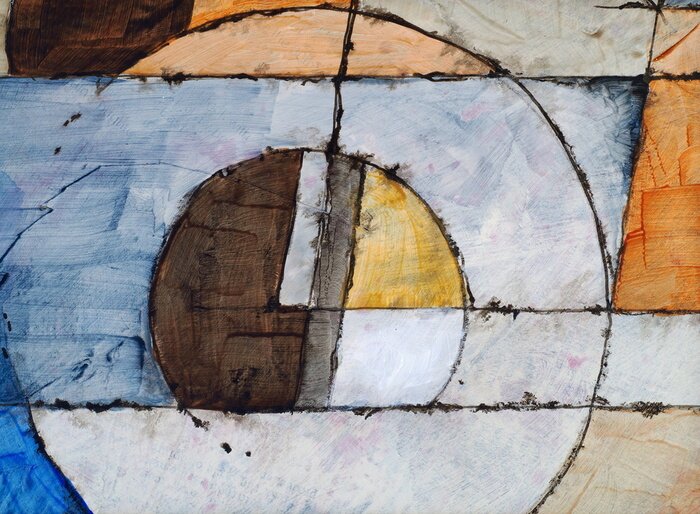 Papier peint  Peinture abstraite en couleur