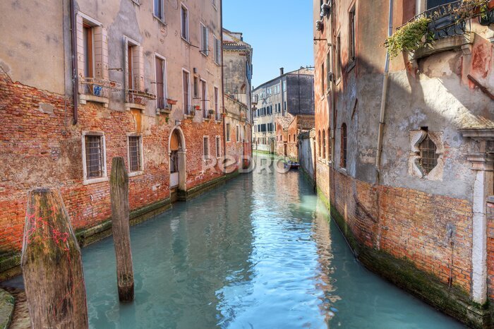 Papier peint  Petit canal. Venise, Italie.