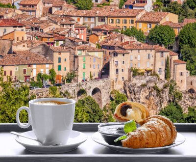 Papier peint  Petit-déjeuner français en Provence