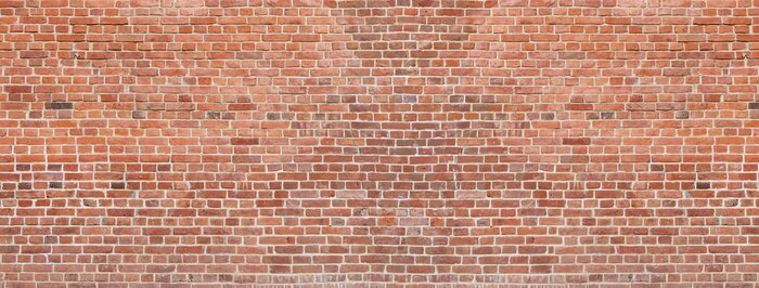 Papier peint  Petites briques orange