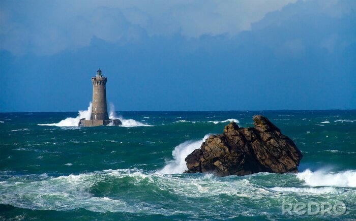 Papier peint  Phare sur la mer