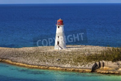 Papier peint  Phare sur une presqu'île