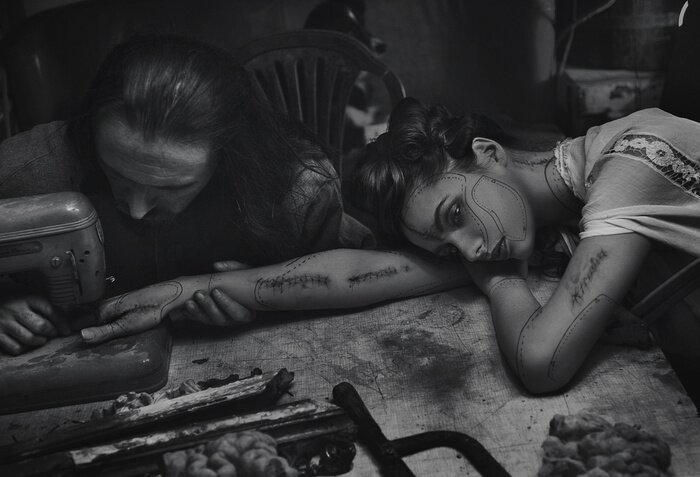 Papier peint  Photo artistique de la série belle et la bête