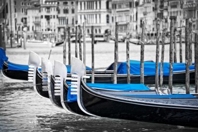 Papier peint  Photo de Venise en deux couleurs