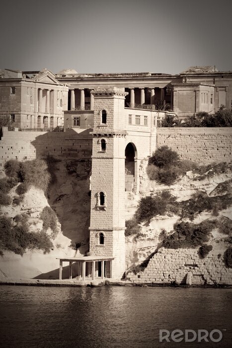 Papier peint  photo rétro de Kalkara palais