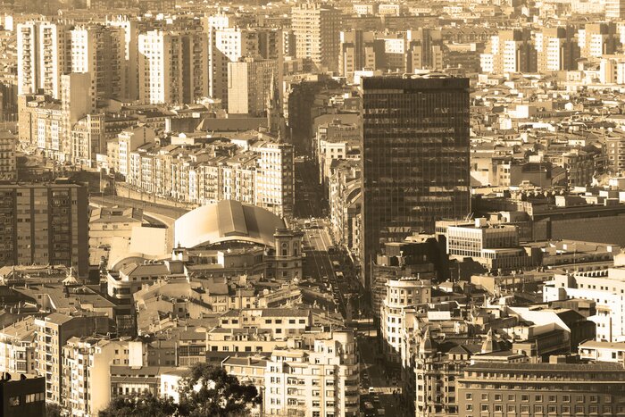 Papier peint  Photo rétro sépia