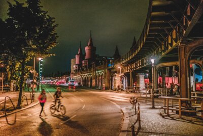 Papier peint  Photographie de nuit de Berlin