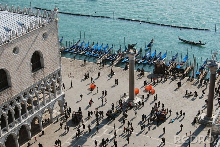 Papier peint  Piazza San Marco front de mer, Venise, Italie