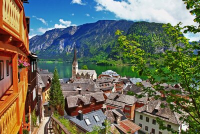 pictural alpin villages-Hallstatt