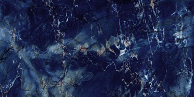 Papier peint  Pierre de marbre bleu marine