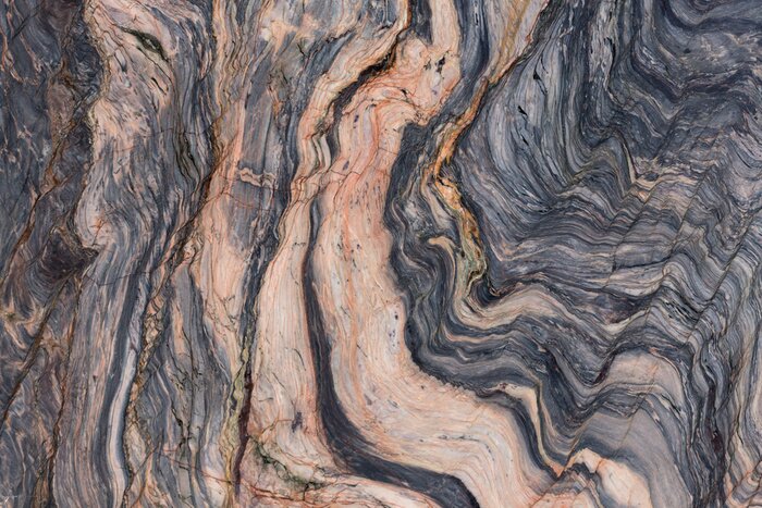 Papier peint  Pierre noire et orange