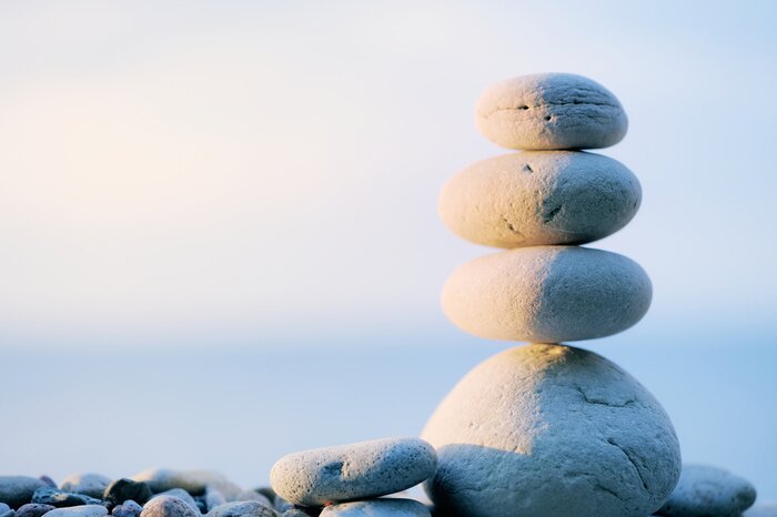 Papier peint  Pierres au soleil