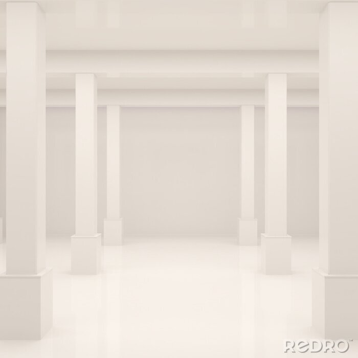 Papier peint  Piliers spatiaux géométriques