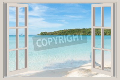 Papier peint  Plage tropicale avec du sable