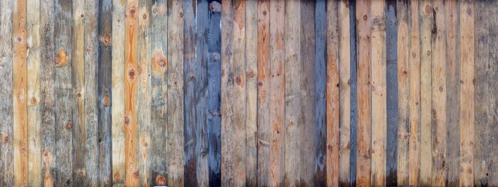 Papier peint  Planches colorées endommagées