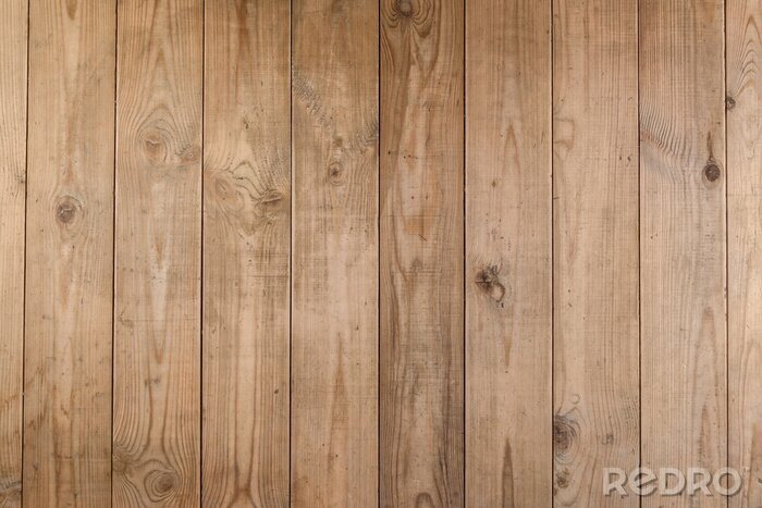 Papier peint  Planches en bois marron