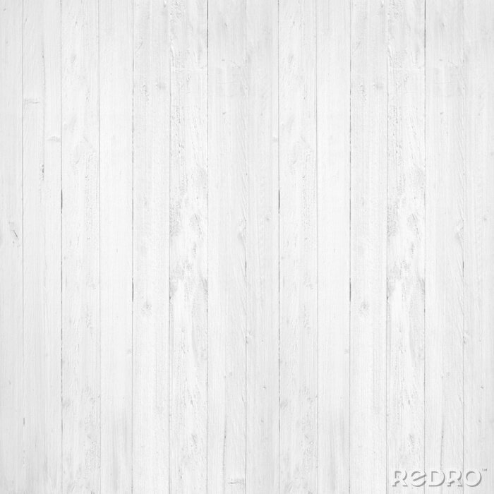 Papier peint  Planches verticales en bois blanc