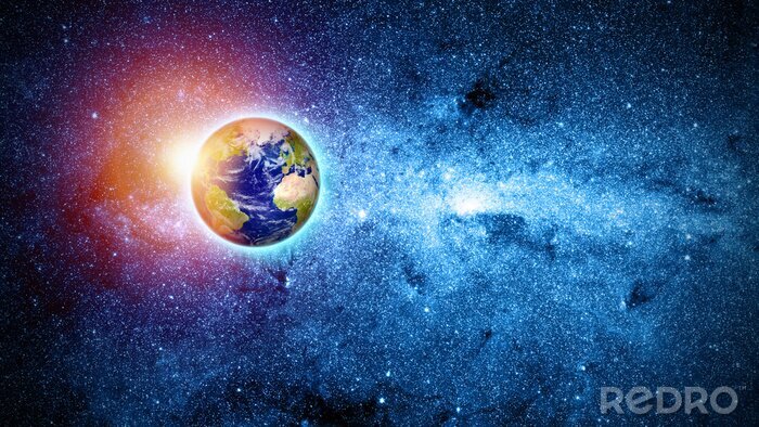 Papier peint  Planète Terre dans l'univers