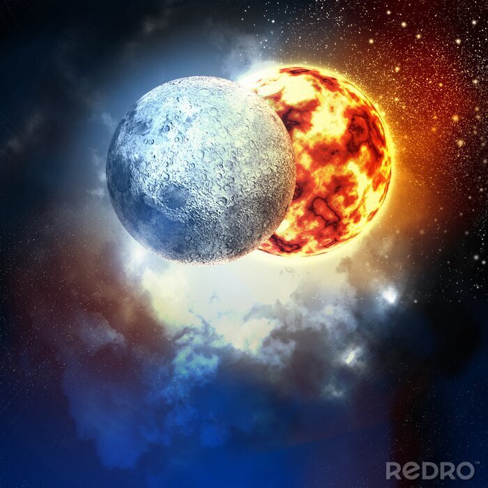 Papier peint  Planètes dans l'espace