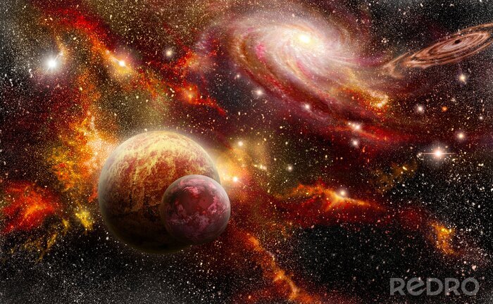 Papier peint  Planètes dans la galaxie