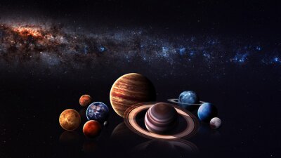 Papier peint  Planètes du système solaire