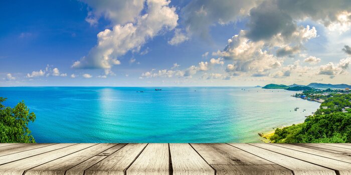 Papier peint  Plate-forme surélevée et tropiques