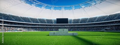 Papier peint  Podium sur le terrain du stade