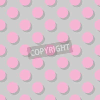 Papier peint  Pois roses 3d