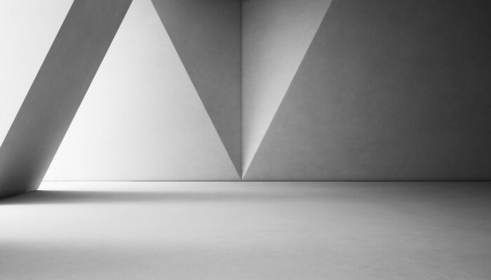 Papier peint  Polyèdres gris