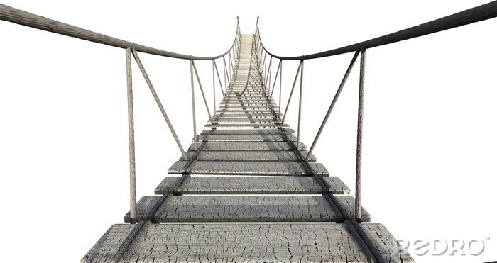 Papier peint  Pont abstrait 3d