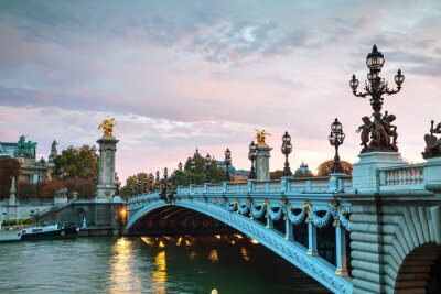 Papier peint  Pont Alexandre III parisien