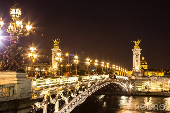 Papier peint  Pont de l'Alexandre III à Paris