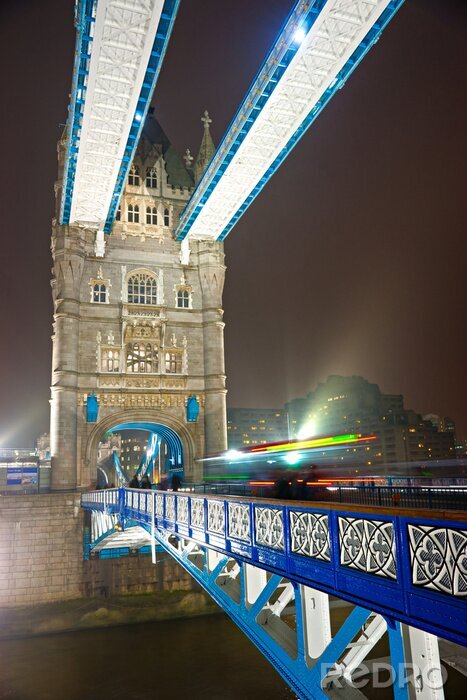 Papier peint  Pont de Londres illuminé