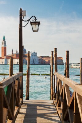 Papier peint  Pont en bois à Venise