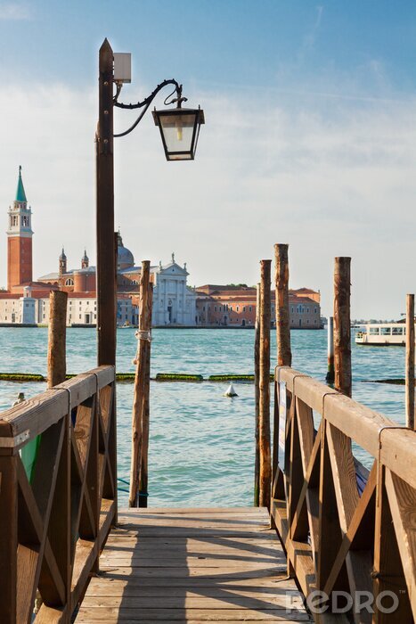 Papier peint  Pont en bois à Venise