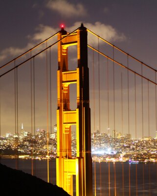 Pont Golden Gate illuminé