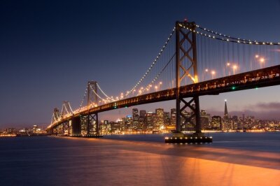 Pont illuminé de San Francisco