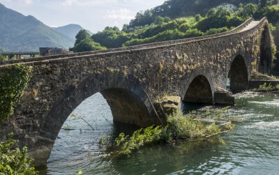 Papier peint  Pont majestueux Toscane Italie