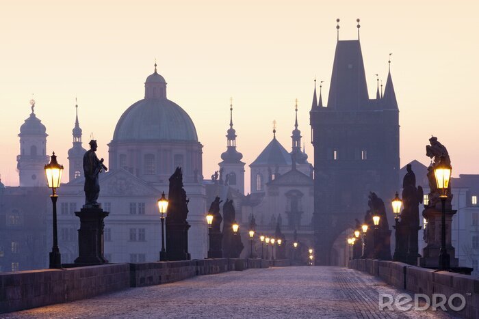 Papier peint  Prague Pont Charles