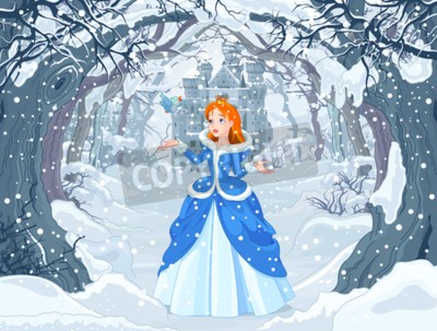 Papier peint  Promenade d'une princesse