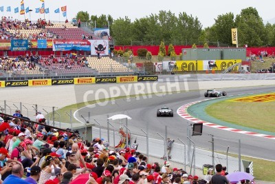 Papier peint  Public pendant une course de Formule 1