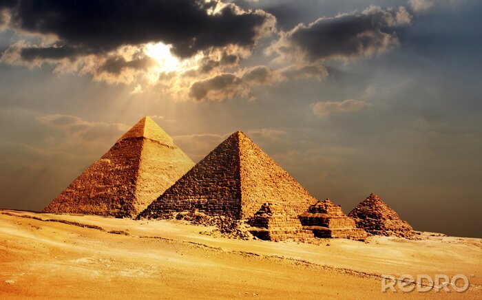 Papier peint  Pyramides en Égypte