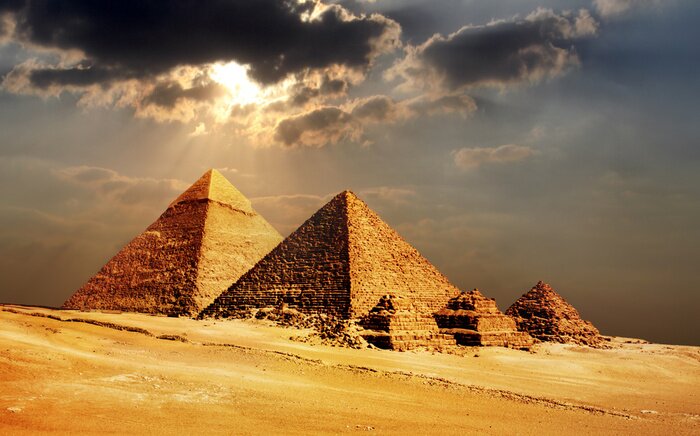 Papier peint  Pyramides en Égypte