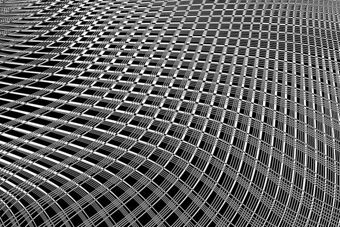 Papier peint  Quadrillage et effet de profondeur
